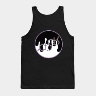 Neon Testosterone Chemical Structure: Purple Tank Top